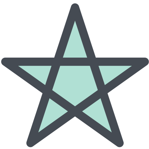 General, office, rising star, shooting star, star, starred, thin icon